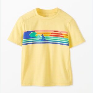 Hanna Andersson Yellow Surf Graphic Rashguard